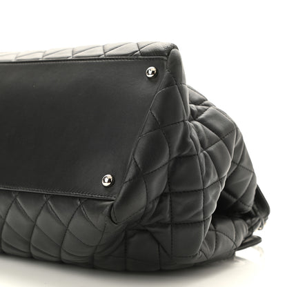 Chanel Lambskin Quilted Chanel 7 Large Tote Black 9 of 11