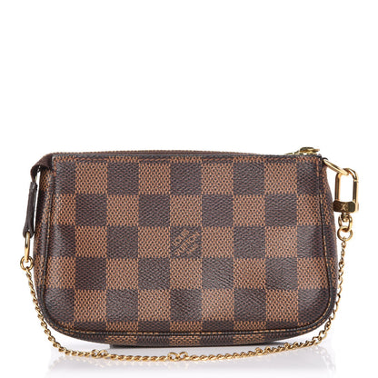 Louis Vuitton Damier Ebene Mini Pochette Accessories 1 of 8