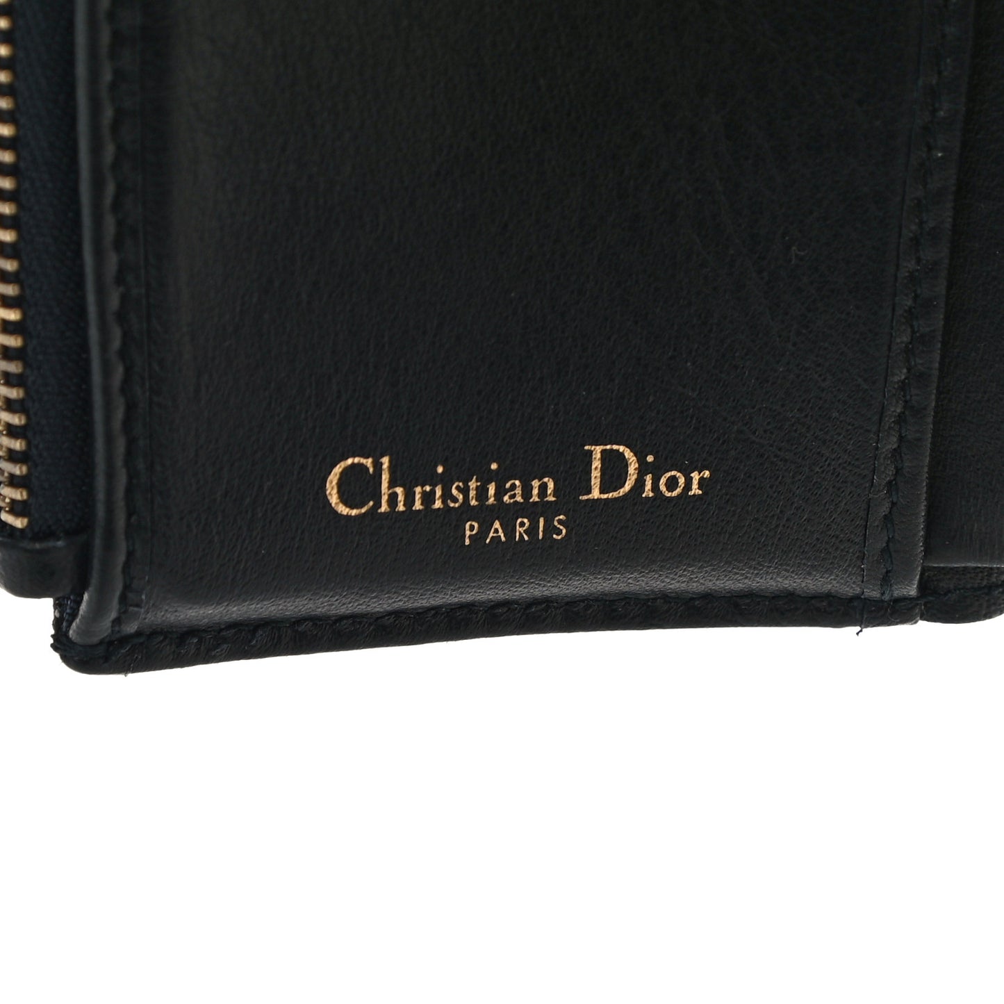 Oblique Saddle Lotus Wallet Blue