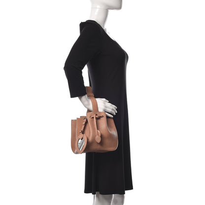 Alaia Lizard Rose-Marie 19 Bag Dark Beige 2 of 9