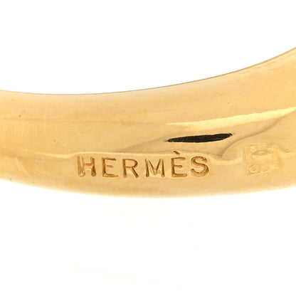 Hermes Mo Scarf Ring Gold 4 of 5