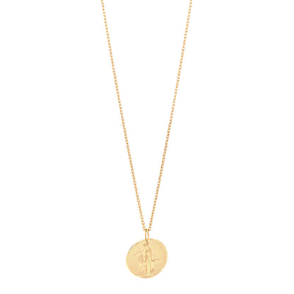 Van Cleef & Arpels 18K Yellow Gold Zodiac Virgo Pendant Necklace 1 of 6