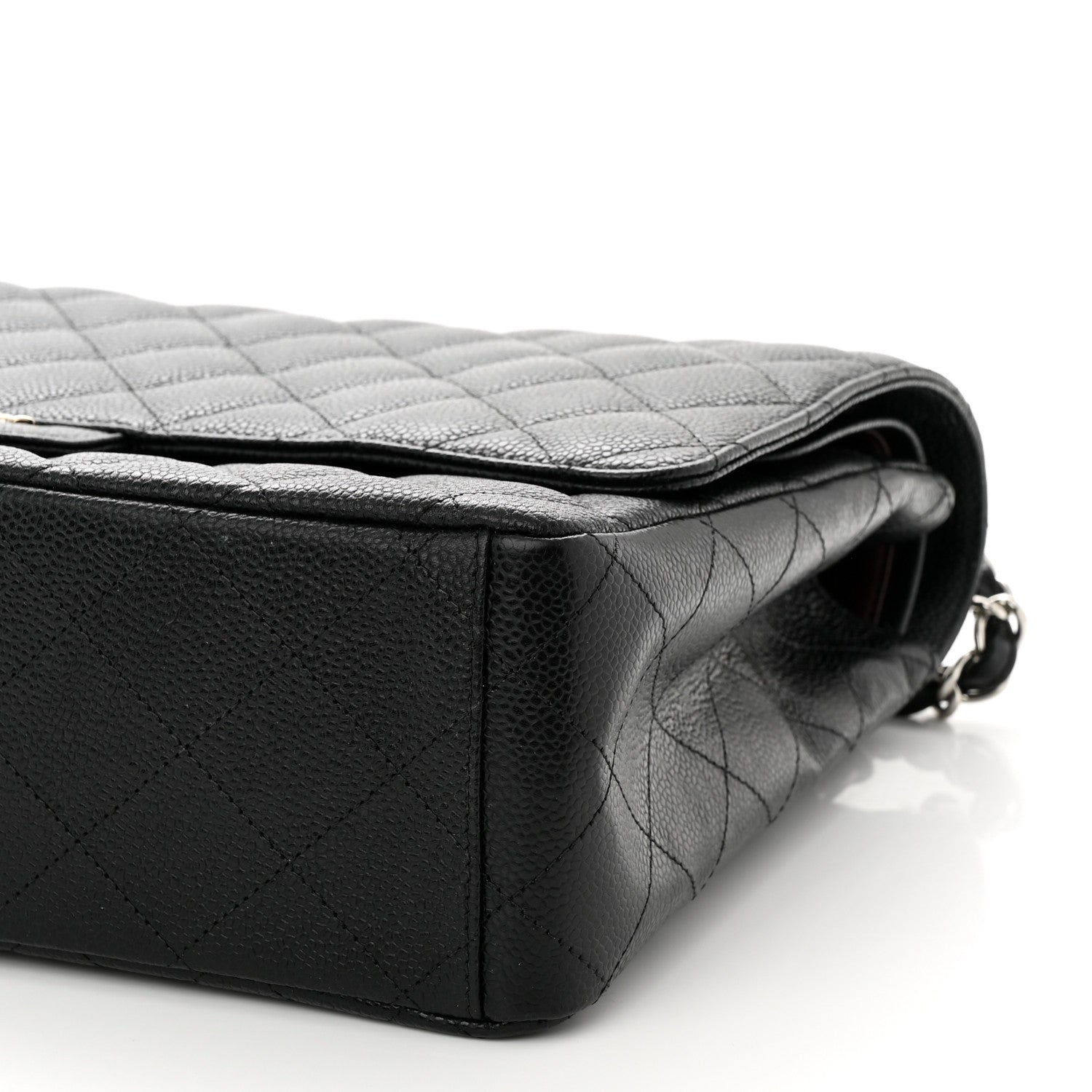Chanel Caviar Quilted Maxi Double Flap Black 9 of 12