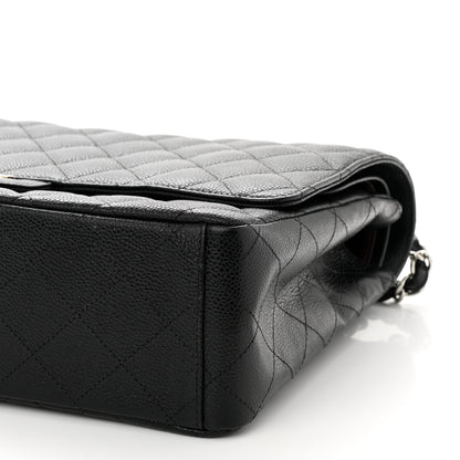 Chanel Caviar Quilted Maxi Double Flap Black 9 of 12