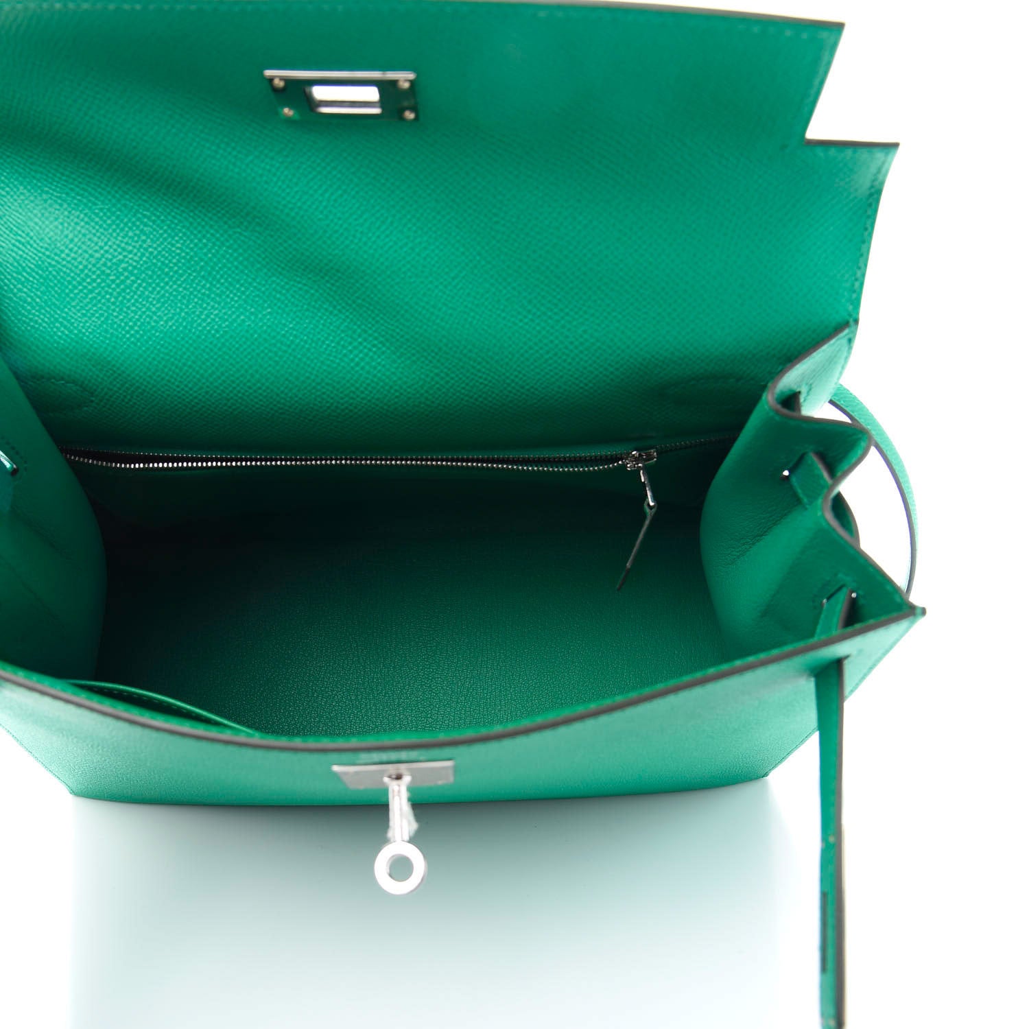 Hermes Epsom Kelly Sellier 28 Vert Jade 5 of 13