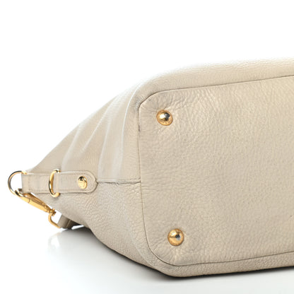Prada Vitello Daino Shopping Tote Sabbia 4 of 19