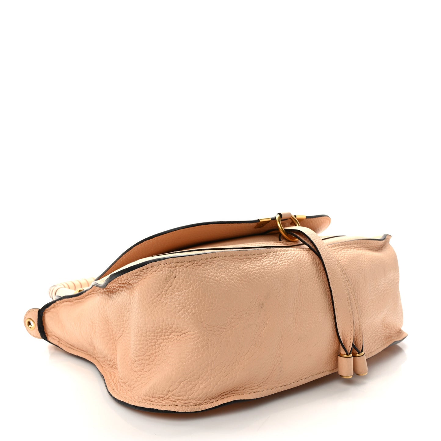 Calfskin Medium Marcie Satchel Light Tan