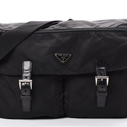 Prada Nylon Vela Sport Messenger Bag Black 9 of 13