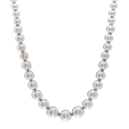 Tiffany Sterling Silver HardWear Graduated Ball Necklace 1 of 4