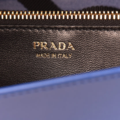 Prada Saffiano City Calfskin Chain Wallet Royal 6 of 9