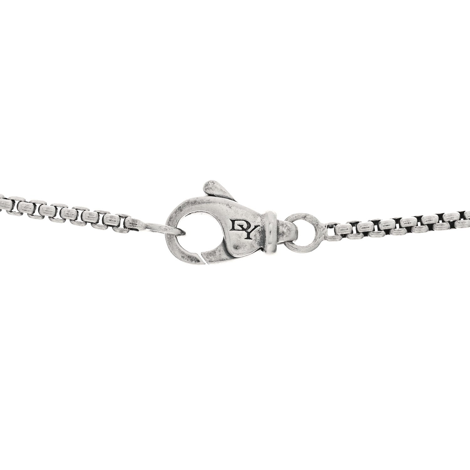 David Yurman Sterling Silver Diamond Blue Topaz 7mm Petite Albion Pendant Necklace 3 of 3
