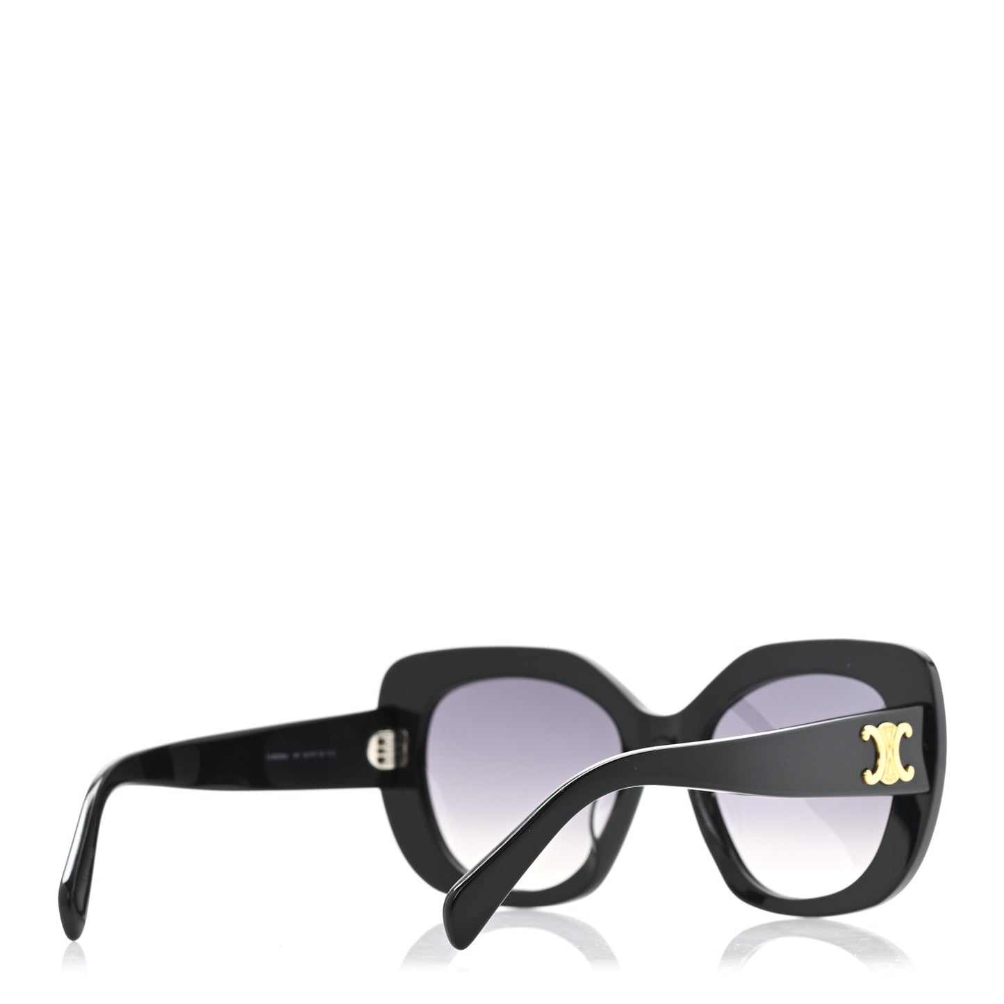 Acetate Triomphe 01 Square Sunglasses CL 40226U Black