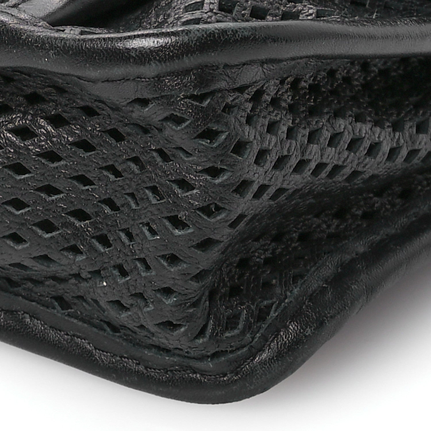 Chanel Perforated Calfskin Large Up In The Air Flap Black 10 of 11