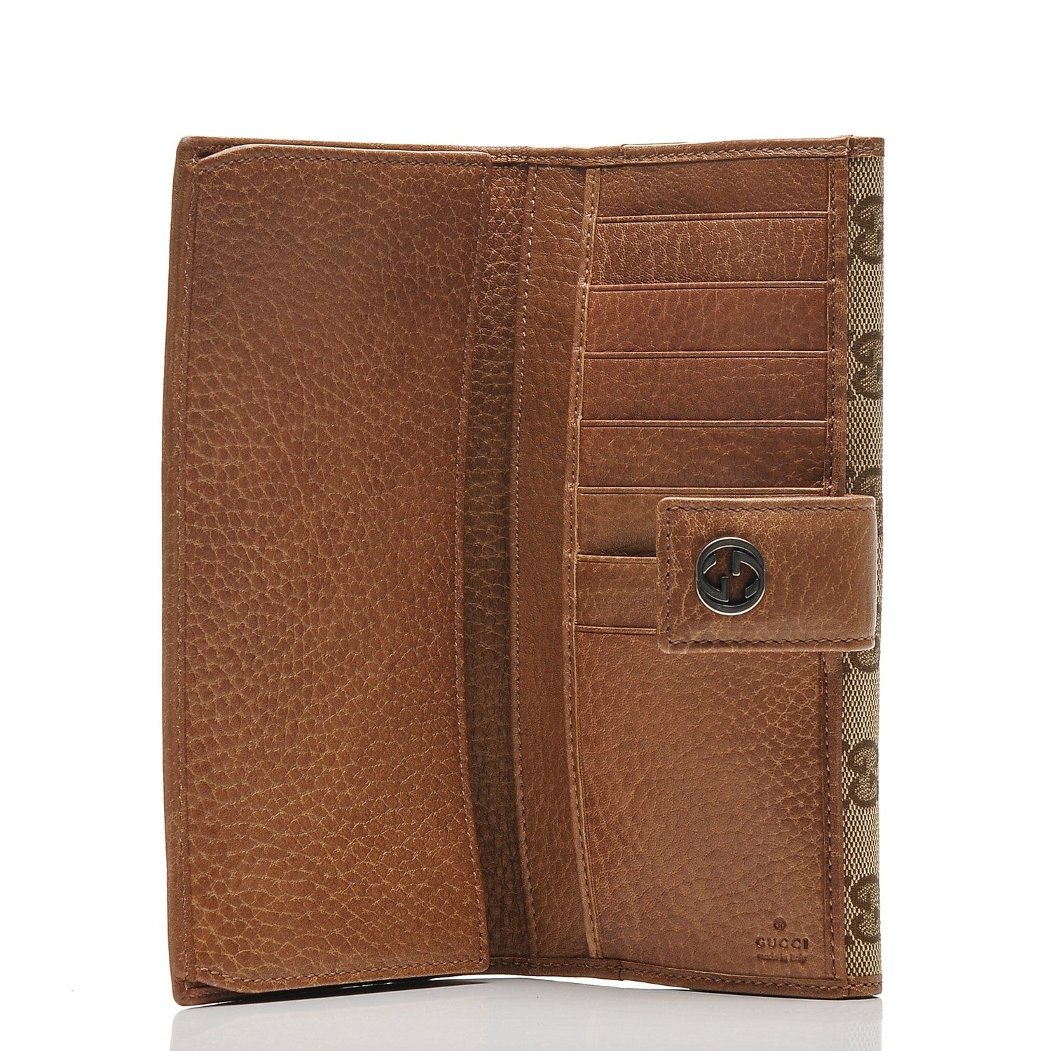 Gucci Monogram Old Libeccio Miss GG Continental Wallet Beige Ebony Light Brown 5 of 6
