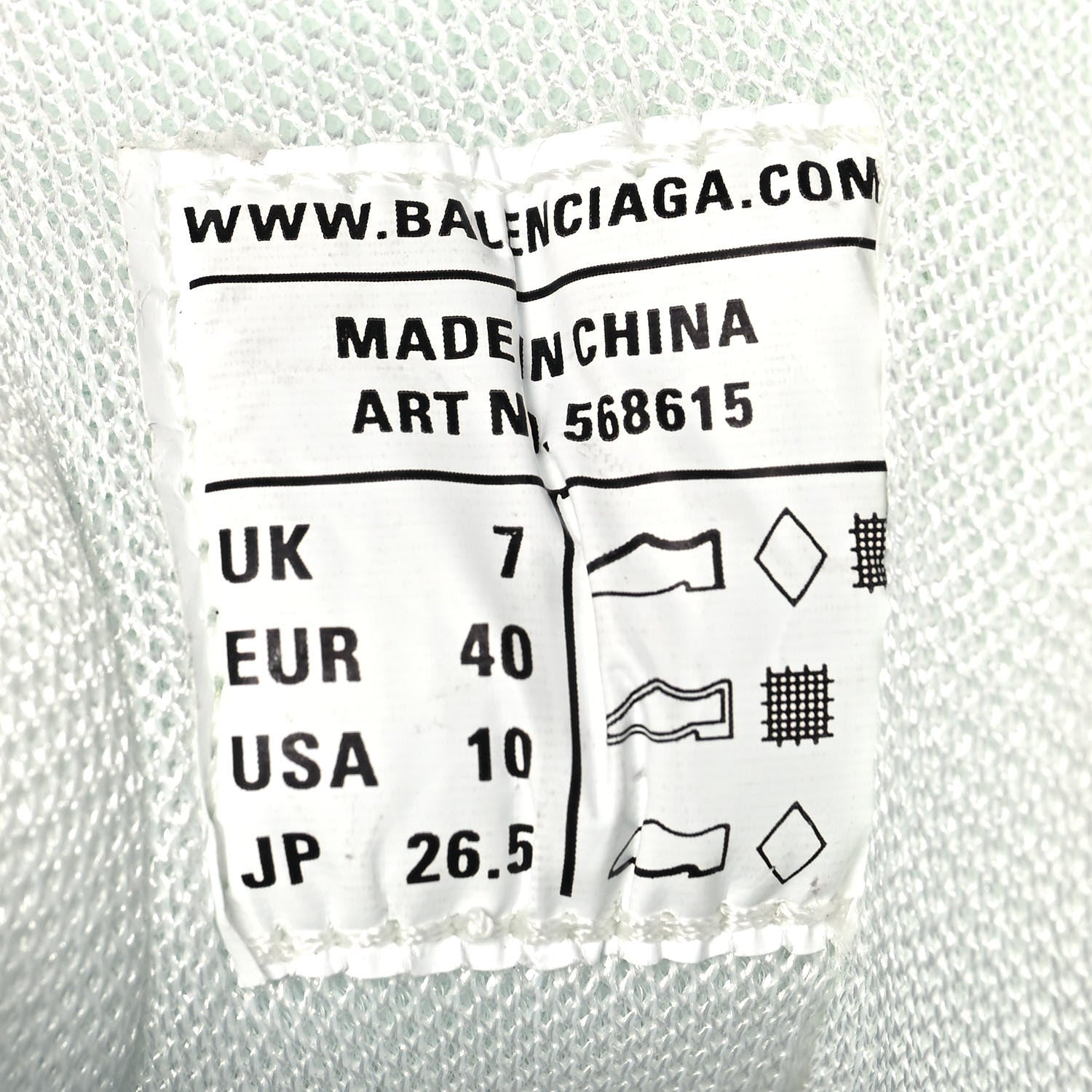 Balenciaga Rubber Mesh Tri-Color Womens Track.2 Open Sneakers 40 Light Yellow Light Pink Light Blue 7 of 8