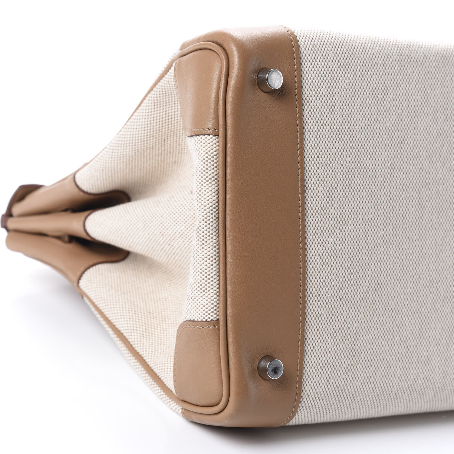 Hermes Toile Swift Birkin 35 Biscuit 6 of 10