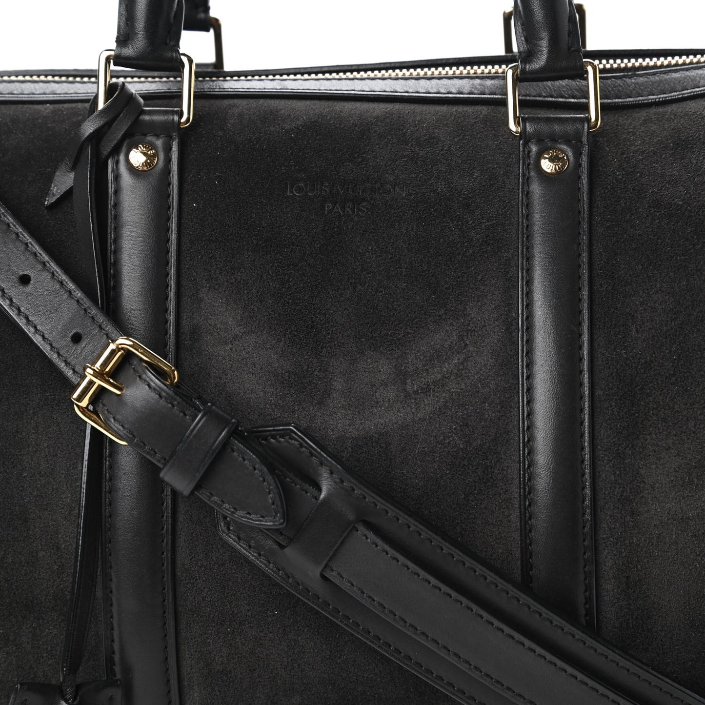 Suede Calfskin SC Bag PM Asphalt