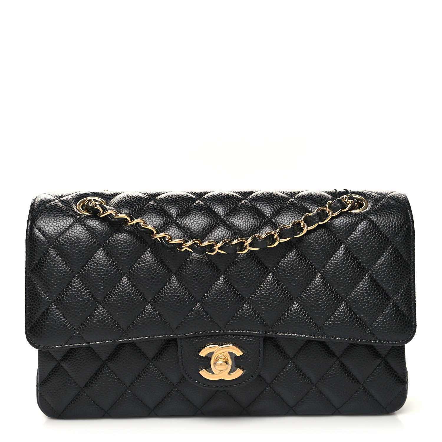 Chanel Caviar Quilted Medium Double Flap Black 1 of 11