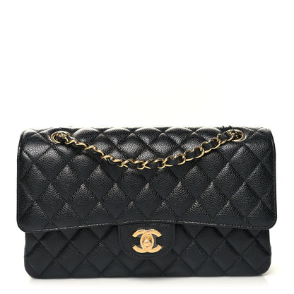 Chanel Caviar Quilted Medium Double Flap Black 1 of 11