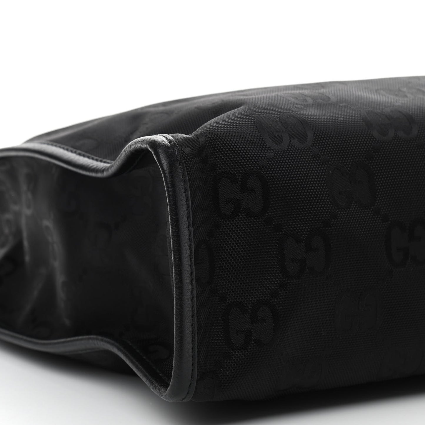 Econyl Nylon Monogram Off The Grid Long Tote Bag Black