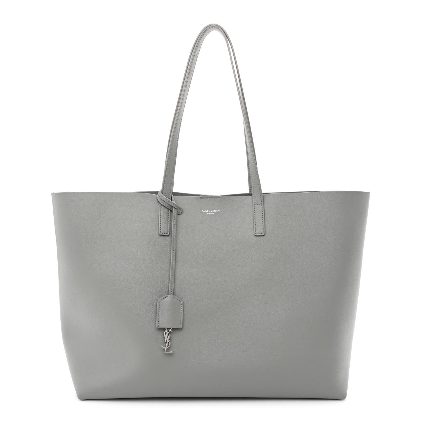 Calfskin East West Shopping Tote Fog