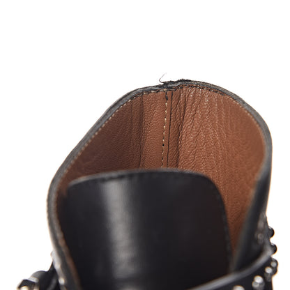 Givenchy Calfskin Studded Prue Buckle Bootie 35 Black 10 of 19