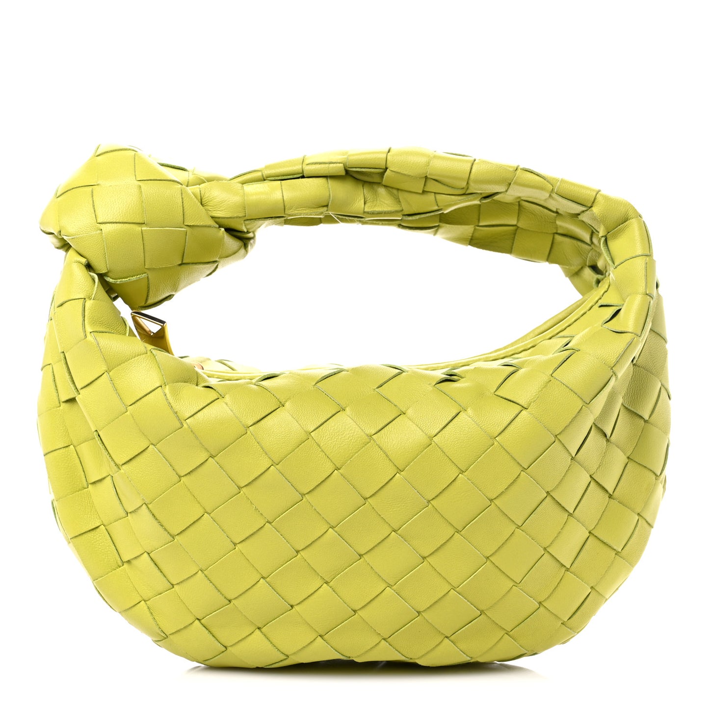 Nappa Intrecciato Mini Jodie Kiwi