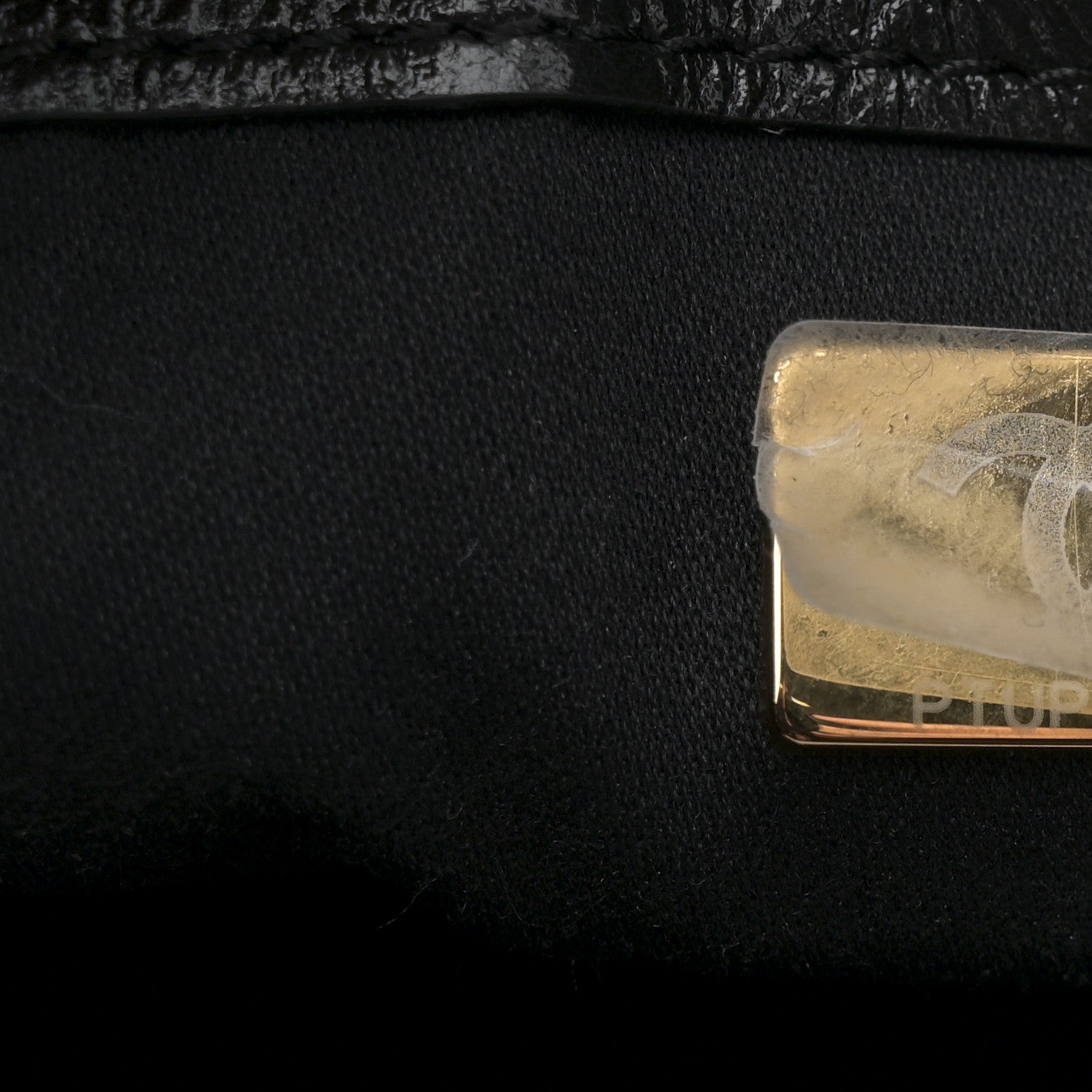 Chanel Shiny Crumpled Calfskin Quilted Small Chanel 25 Handbag Black 6 of 10
