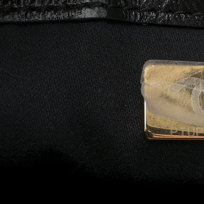 Chanel Shiny Crumpled Calfskin Quilted Small Chanel 25 Handbag Black 6 of 10