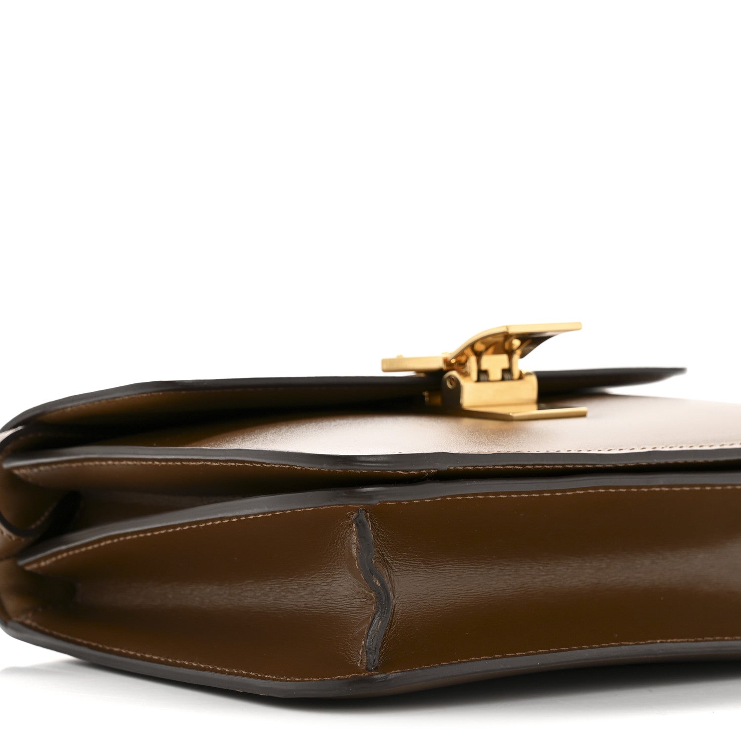 Celine Smooth Calfskin Small Classic Box Flap Bag Camel 10 of 14