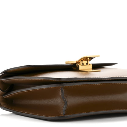 Celine Smooth Calfskin Small Classic Box Flap Bag Camel 10 of 14