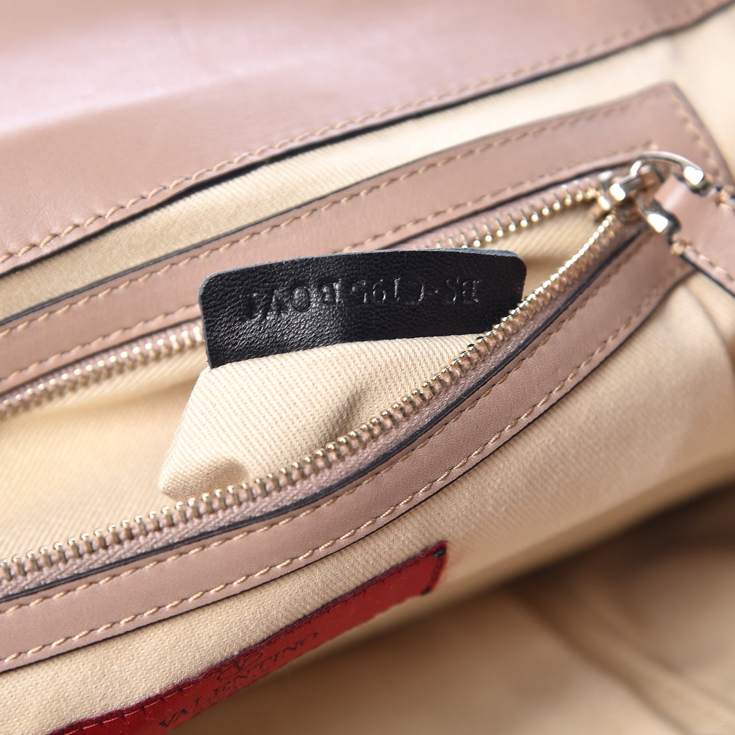 Vitello Rockstud Allover Single Handle Flap Tote Beige