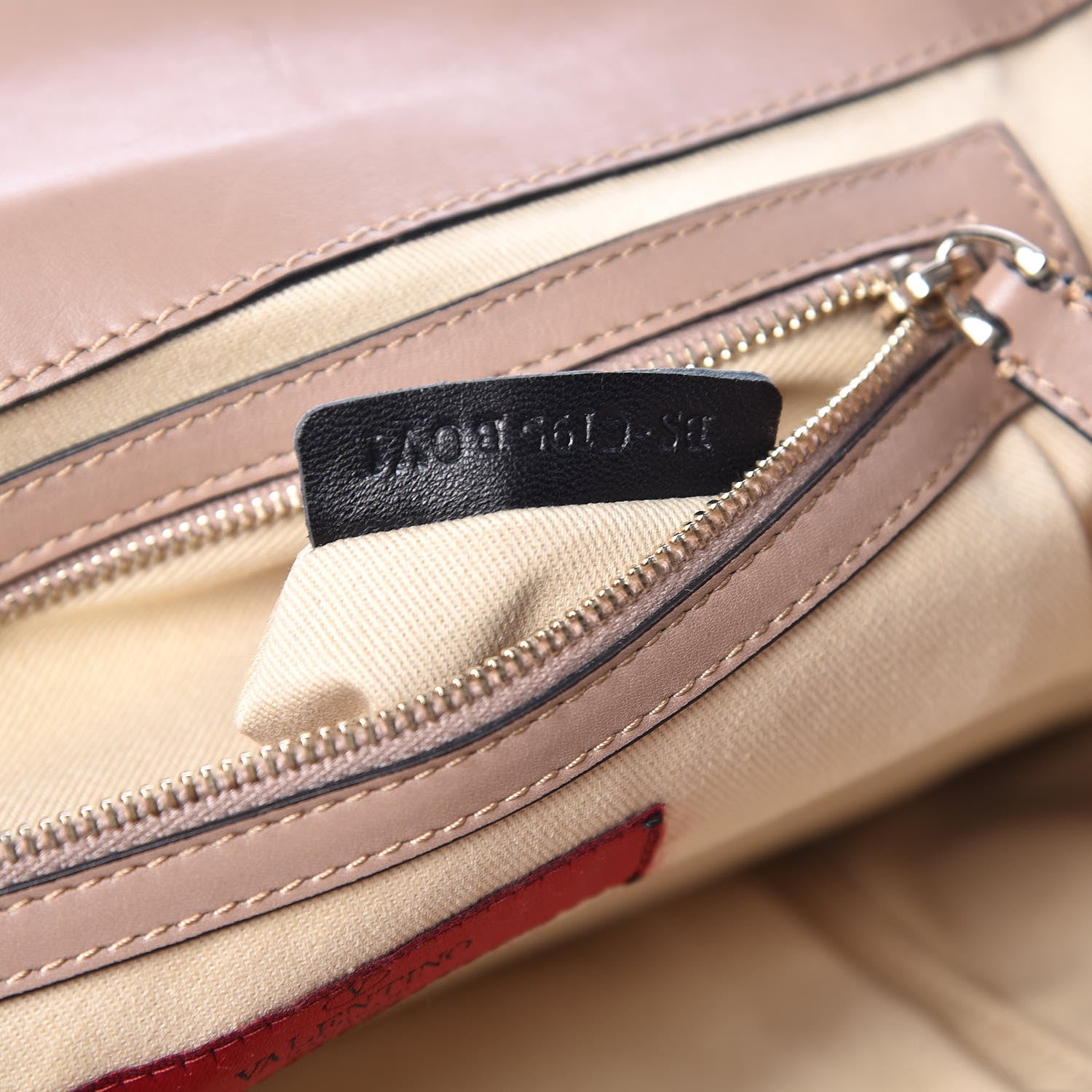 Valentino Garavani Vitello Rockstud Allover Single Handle Flap Tote Beige 9 of 11