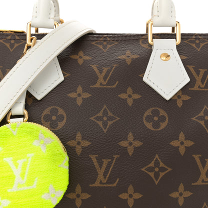 Louis Vuitton Monogram LV Match Speedy Bandouliere 25 White 7 of 11