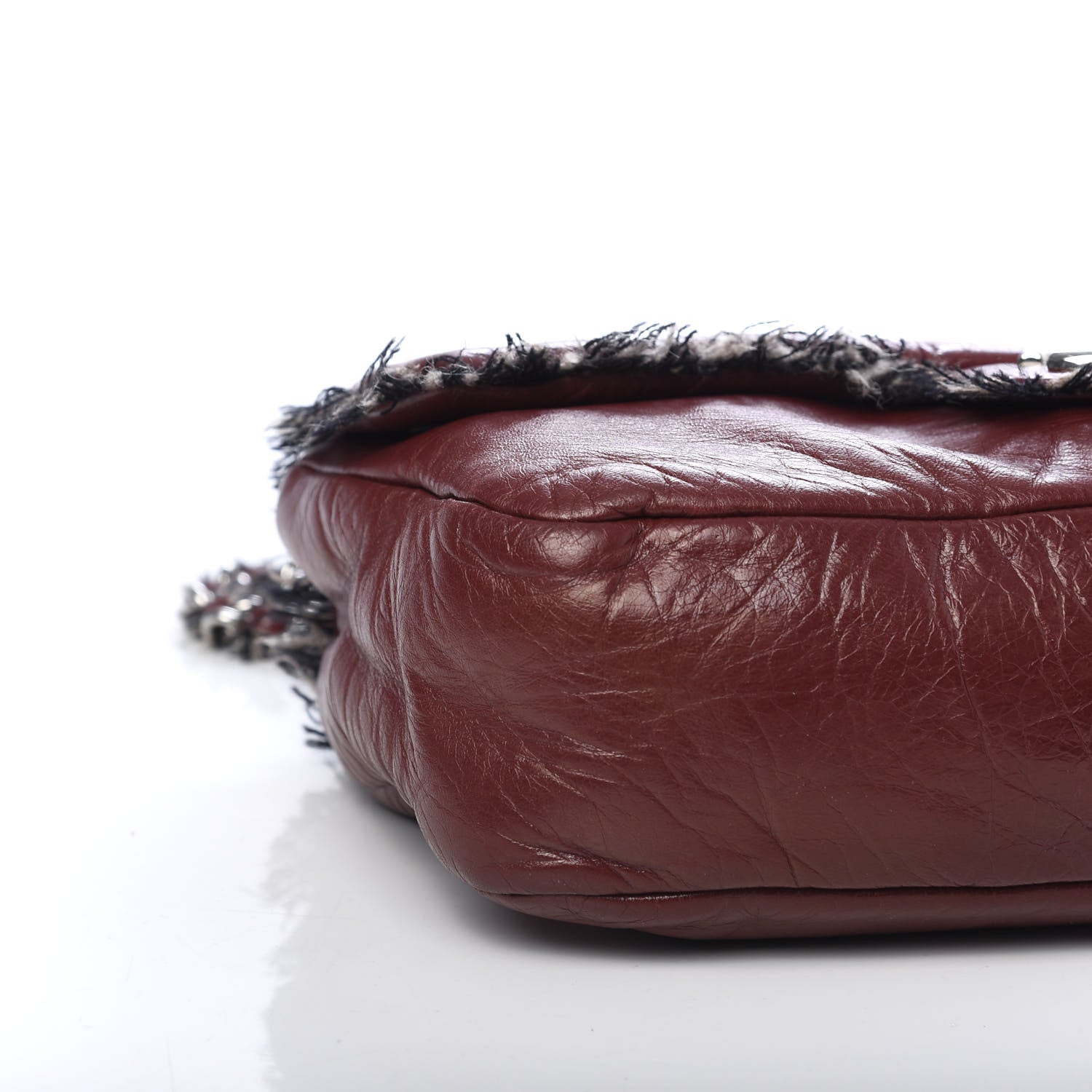 Chanel Lambskin Tweedy Flap Red 8 of 11