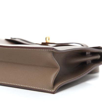 Hermes Swift Kelly Danse II Belt Bag Etoupe 7 of 11