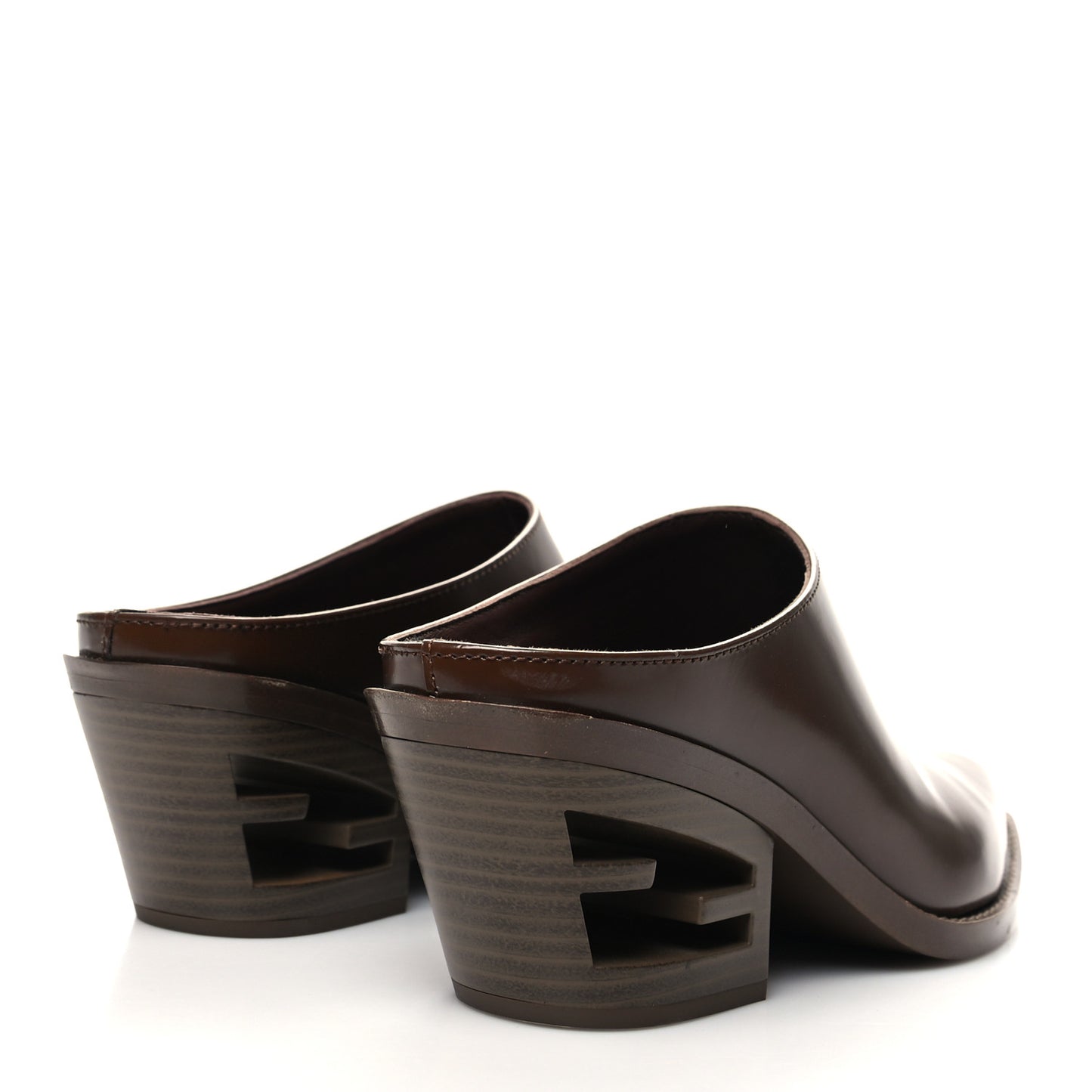 Vitello Abrasivato FF Cut Mules 37 Cuoio