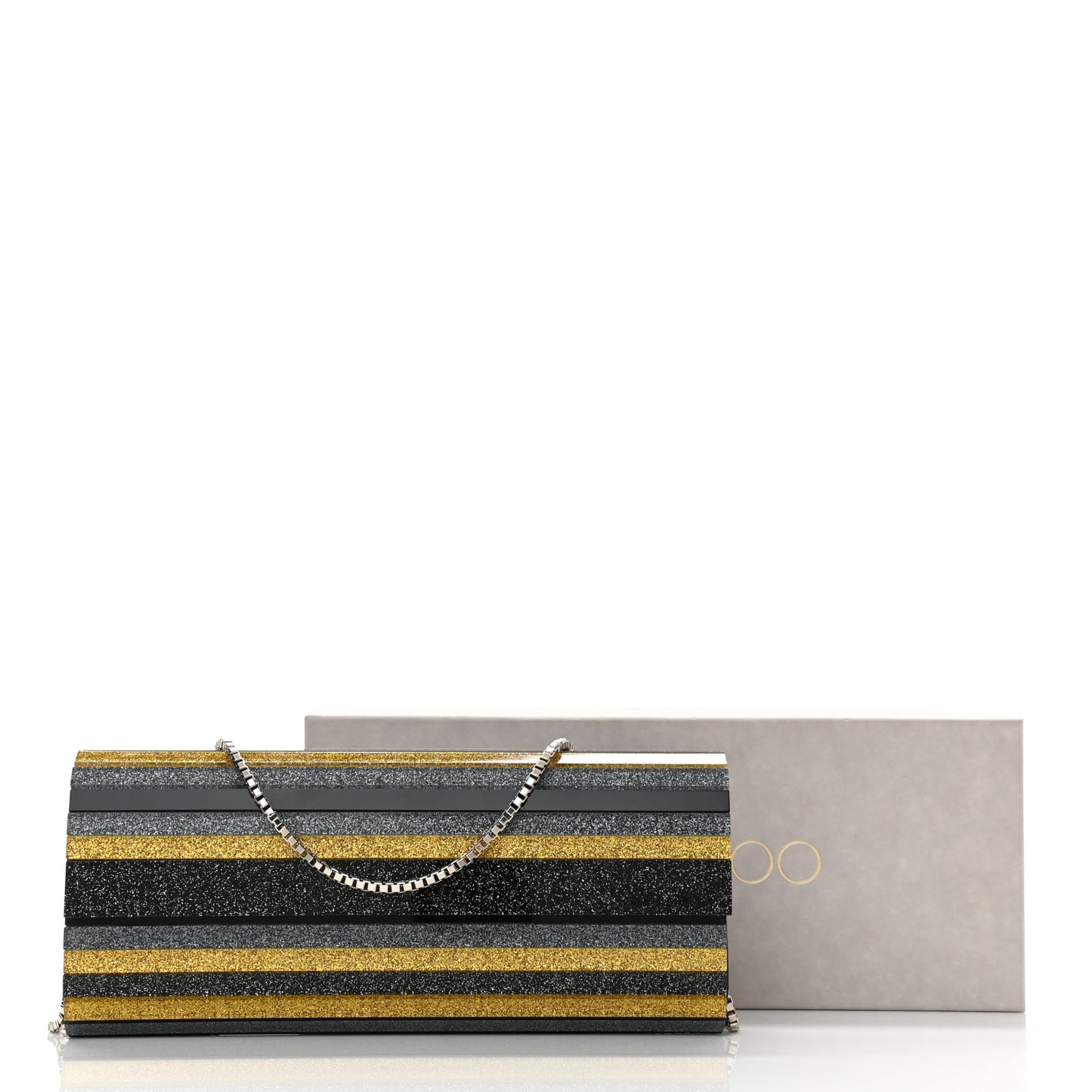 Acrylic Glitter Sweetie Clutch Multicolor