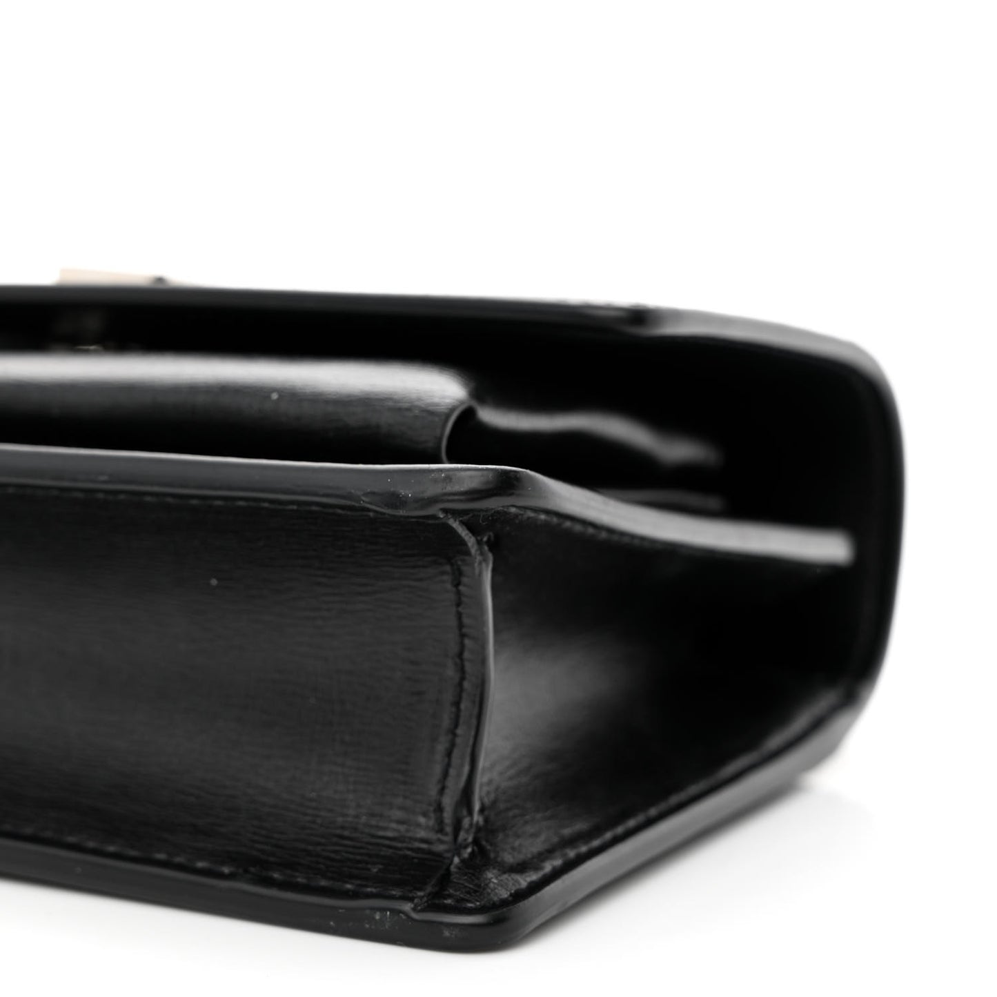 Calfskin Monogram Sunset Chain Wallet Black