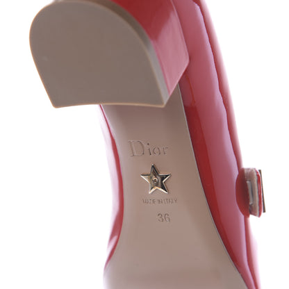 Christian Dior Patent Baby-D Ballet Pumps 36 Deep Red 10 of 11