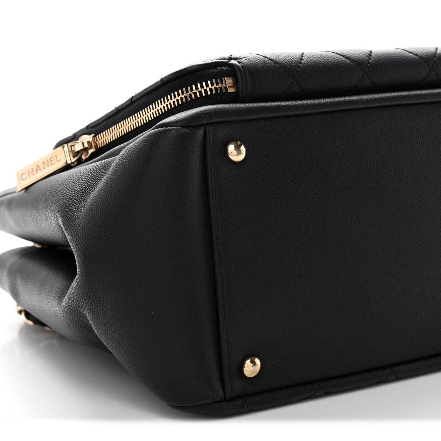 Chanel Caviar Quilted Small Business Affinity Shopping Bag Black 8 of 10