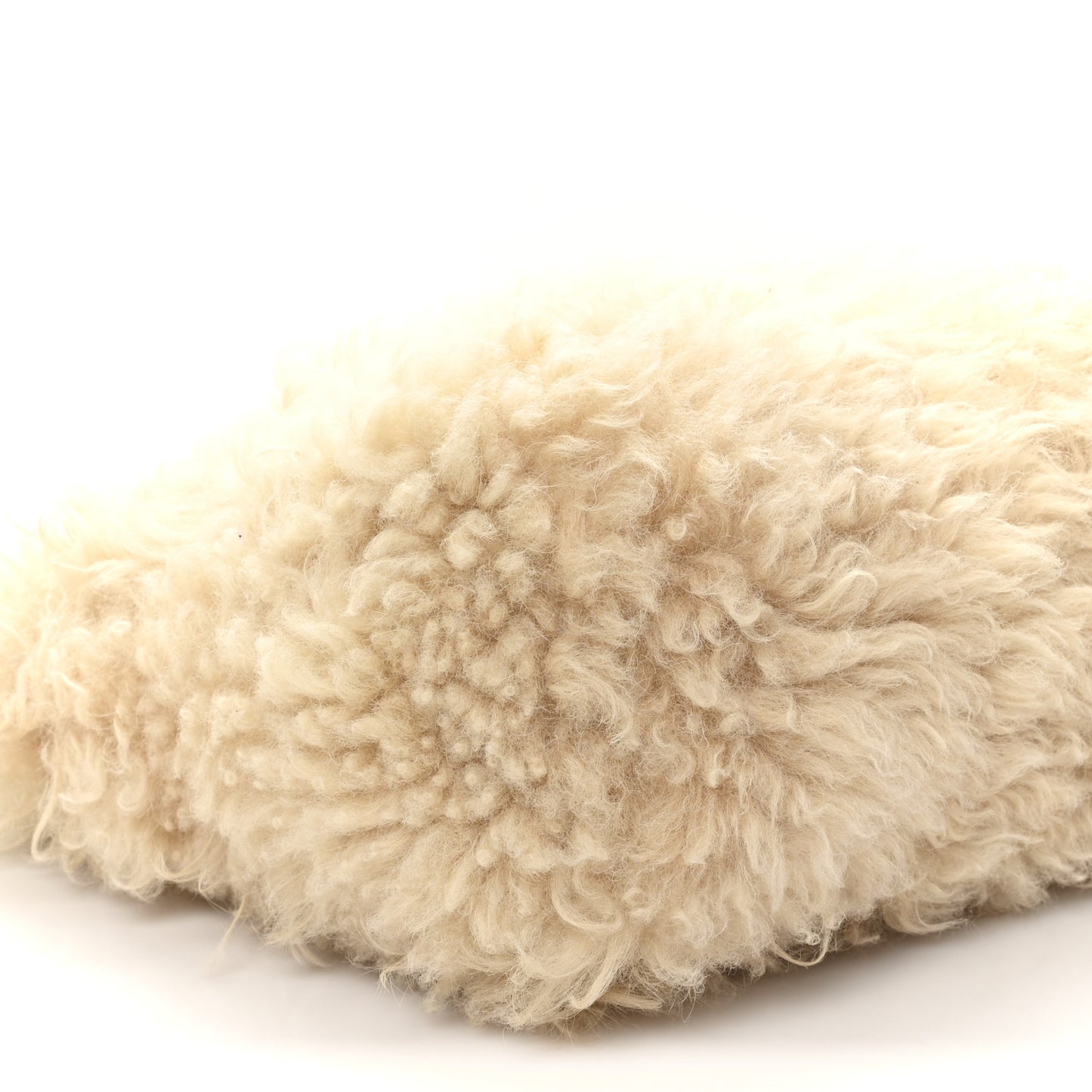 Shearling Shoulder Bag Natural