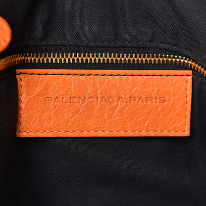 Balenciaga Agneau Giant 12 Gold Hardware Work Tangerine 6 of 13