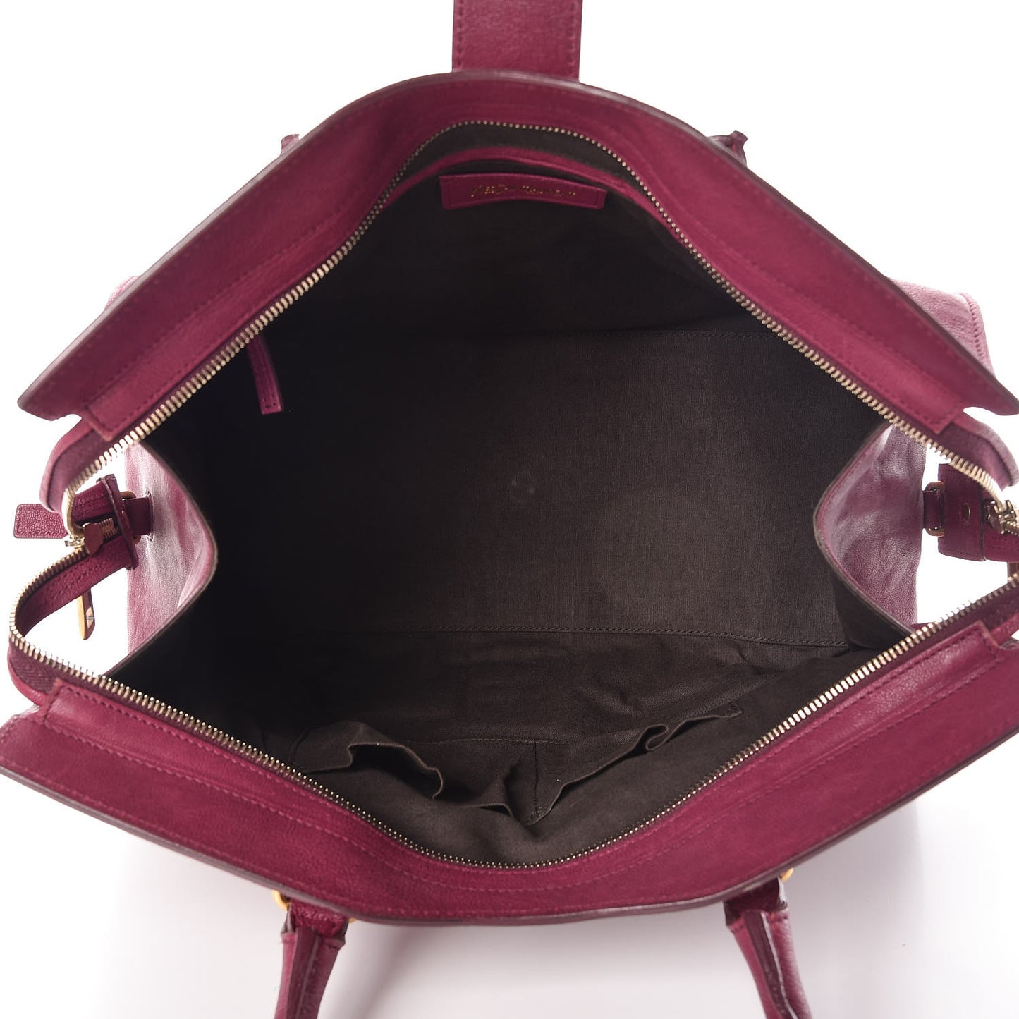 Sheepskin Medium Cabas ChYc Black Cherry