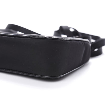 Prada Tessuto Nylon Mini Re-Edition 2000 Shoulder Bag Black 10 of 11