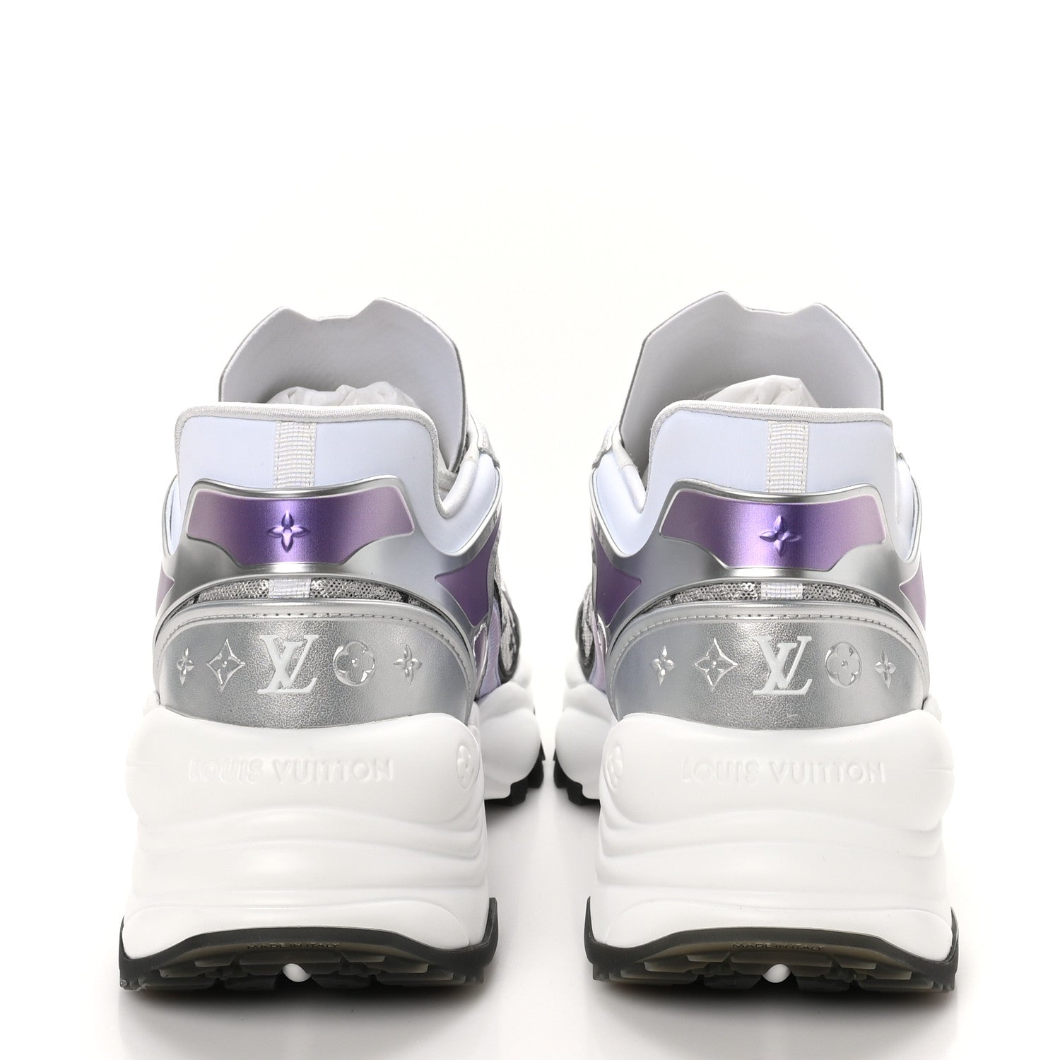 Louis Vuitton Monogram Calfskin Run 55 Sneakers 39.5 Lilac 5 of 10