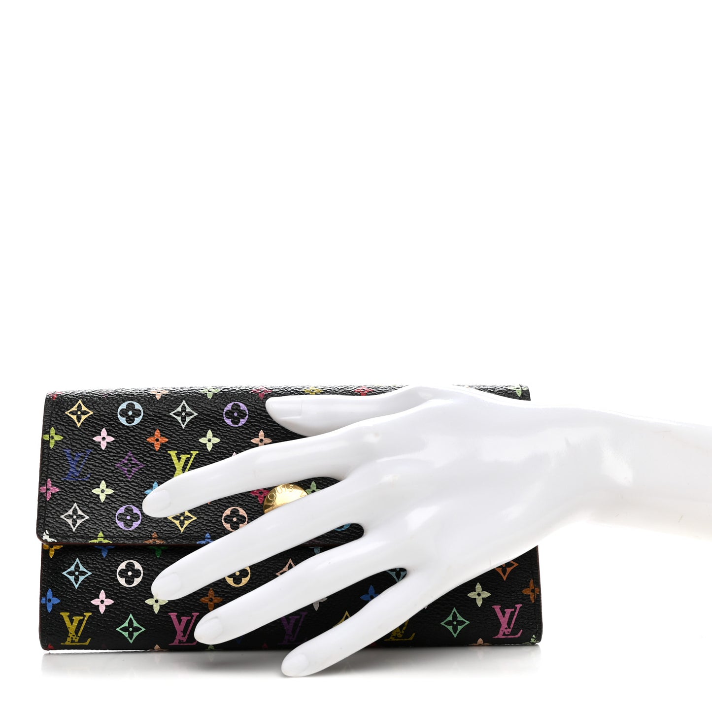 Monogram Multicolor Sarah Wallet Black Grenade