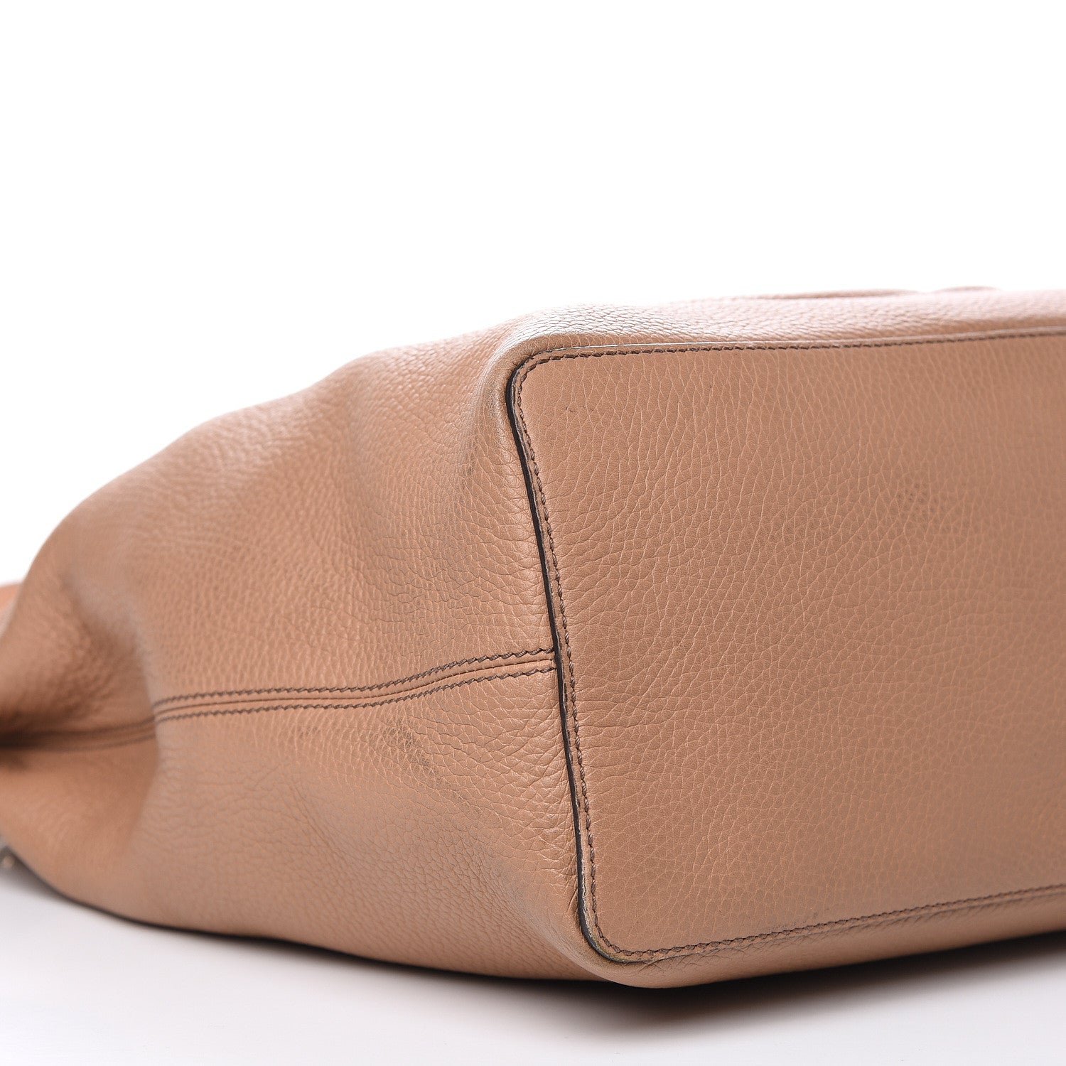 Gucci Pebbled Calfskin Large Soho Hobo Camelia 8 of 21