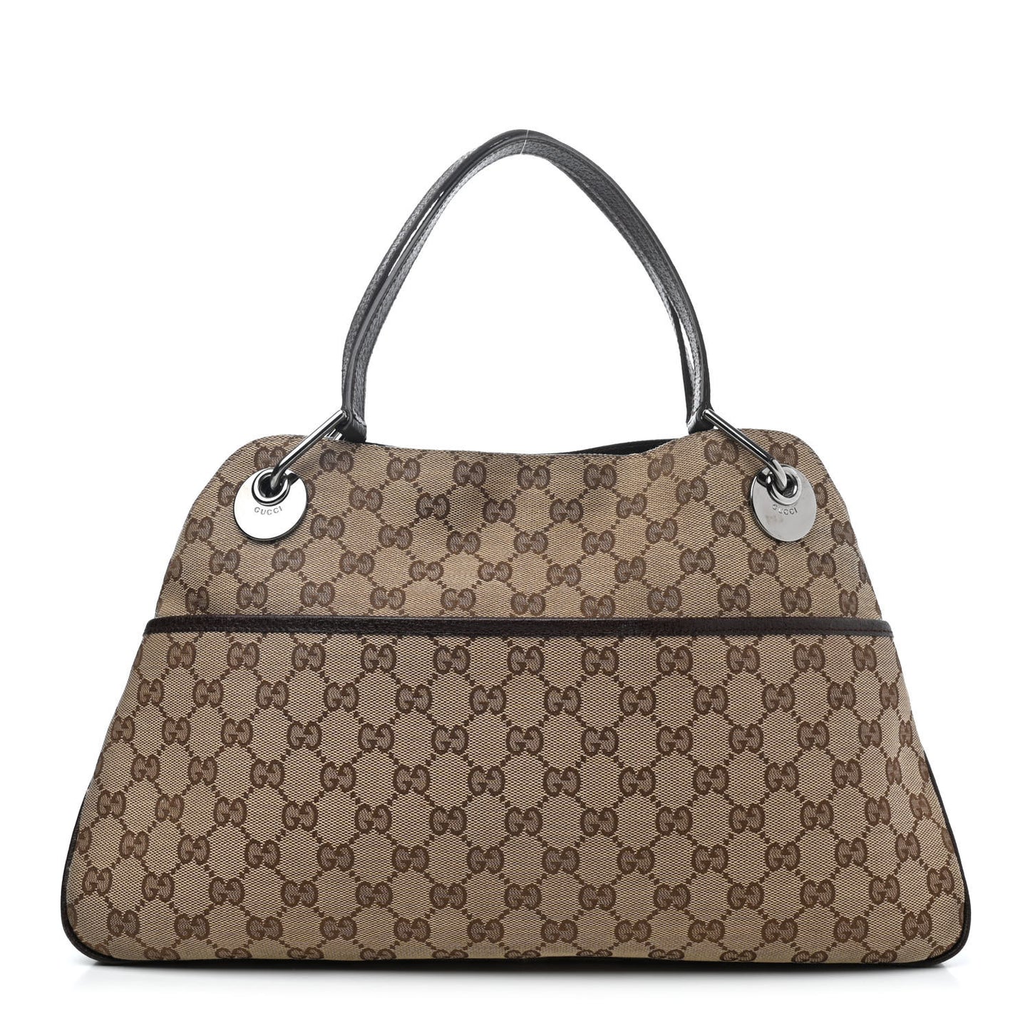 Monogram Medium Eclipse Shoulder Bag Dark Brown