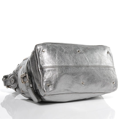 Chloe Leather Paddington Hobo Silver 4 of 8